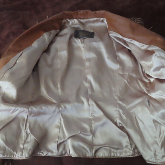 Vintage Leather and Suede Fringe Jacket Tailored by David James 13/14 - Picture 5 of 9